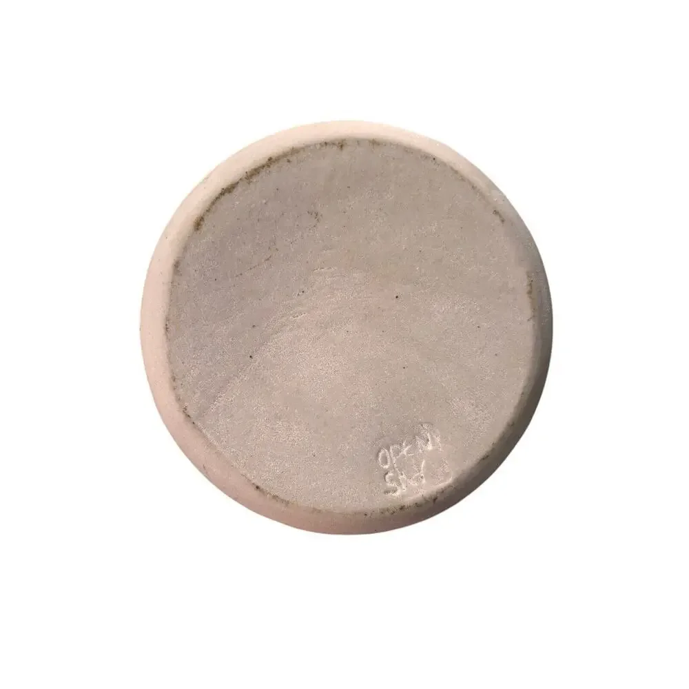 Glazed Functional Stoneware Pottery Open Sky Creamer Brown Blue